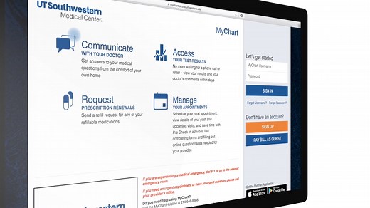 UTSW MyChart Welcome