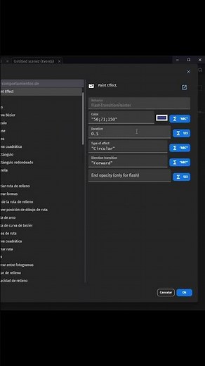 Transiciones animadas en Gdevelop #desarrollodevideojuegos #gdevelop #tutorial