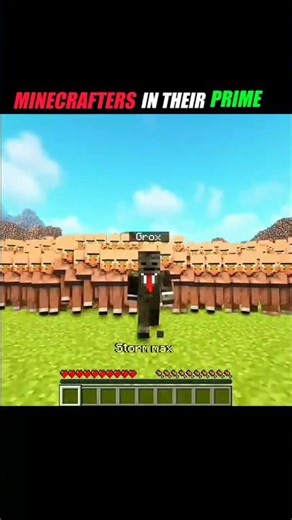 Minecraft Players in their Prime #shorts #player