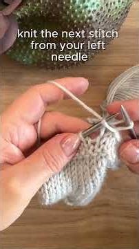 Suspended Bind Off Explained #knitting #tutorial #technique