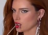 Bella Thorne strikes a pose while promoting her jewelry brand