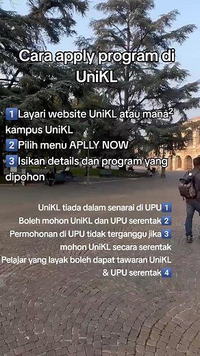 Selalu dok tanya kenapa tak jumpa UniKL dalam senarai UPU kan. Ini jawapan dia. Intake Februari 2026 dah dibuka. #unikl #uniklmicet #chemicalengineering #bioprocessengineering | Fara Hamidi