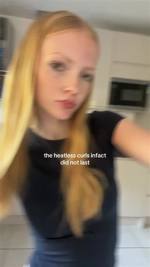 lasted maybe an hour 🤗 #heatless #heatlesscurls #hairstyle #fail #foryou #relatable
