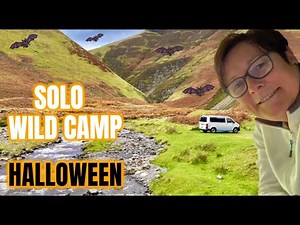 OFF GRID WILD CAMPING in the Scottish Borders - Solo Female Van Life UK