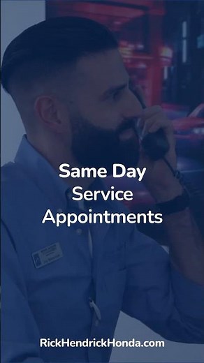 Schedule Honda Service Now at Rick Hendrick Honda