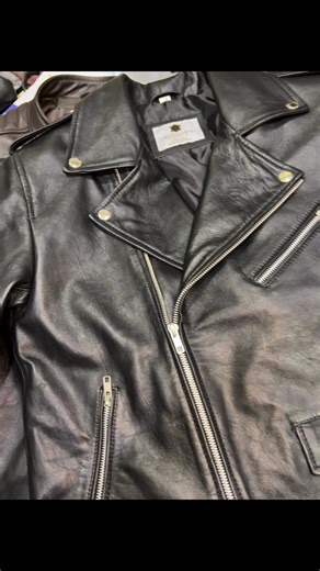 Black Biker Jacket For mens. We make custom leather jacket in very reasonable prices Number: 0317 4448725 •All colours available. •Accessories YKK. •All Sizes are Availabl Small,midium,Large.XL,XXL, XXXL Insta: @kalyan_leathers #leatherjacket #crocodile #kalyanleathers #viral #trending
