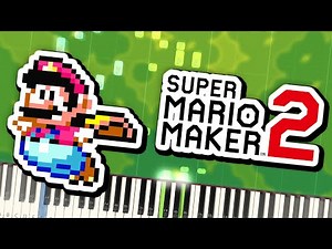 Super Mario Maker 2 - Forest Theme (SMW) Piano Tutorial Synthesia