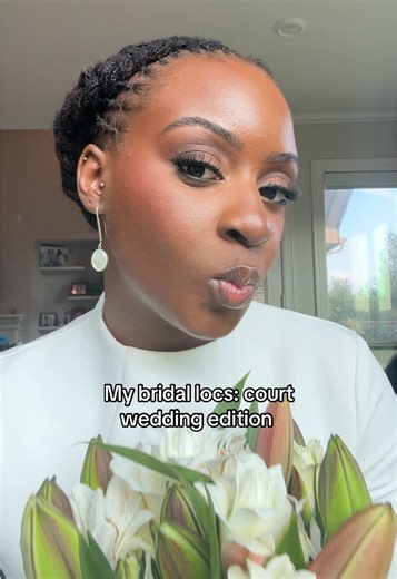 Bridal Loc Styles for Your Court Wedding