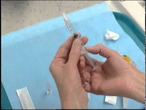 Withdrawing Medications from Ampule