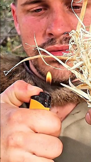 Indigenous fire-making methods😱