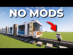 NO MODS NEEDED! Working Train In Minecraft🤯