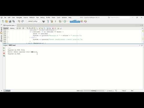 Simulador de cajero automático (NeatBeans)