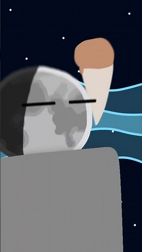 The Moon Shooop #averagecolorofplanets #science #jokes #planetballs #animation