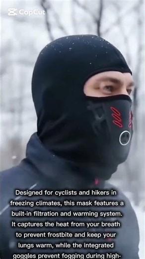 Cold-Weather Tactical Breathing Mask