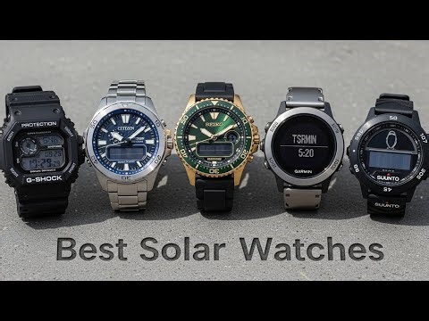 TOP 5 Best Solar Watches 2026 | Casio g-shock tough solar