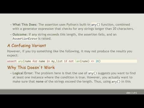 Ensuring String Lengths in Python Lists: The Right Assertion Techniques