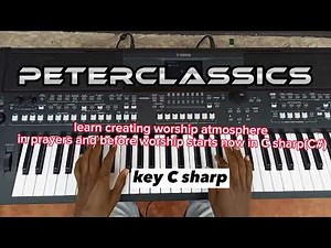 Learn creating WORSHIP atmosphere now in KEY C# sharp progression 6415 voicings and gracing