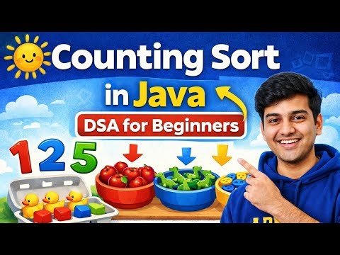 Counting Sort in Java | DSA for Beginners ‪@ApnaCollegeOfficial‬