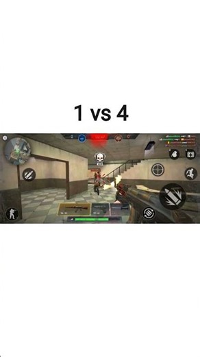 1 vs 4 Fps gameplay