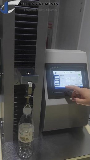 Bottle Vertical Load Tester | ISO 8113 Top Load Resistance Test