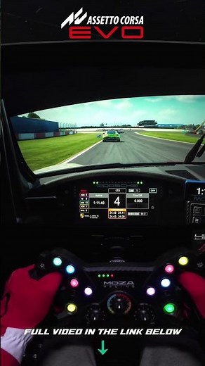Triple Screen Sim Racing POV in Assetto Corsa EVO #SimRacingPOV #TripleScreen #ProjectFOV