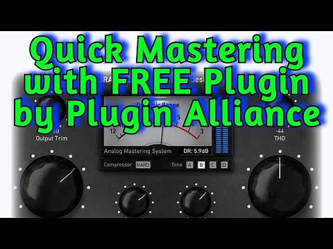 FREE Mastering VST Plugin by PLUGIN ALLIANCE - Brainworx bx_masterdesk Classic - Mastering Tutorial