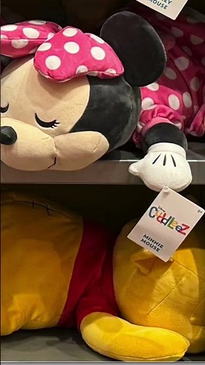 Disney Cuddleez Sleeping Minnie Mouse Plush Doll #shorts