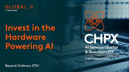 Demand for AI computing is fueling a structural reset. From AI applications and the rise of supercomputing hubs to breakthroughs in quantum technologies, the future of computing is expanding far beyond semiconductors. For investors, this transformation is creating compelling opportunities to capture the technologies powering the next era of innovation. The Global X AI Semiconductor & Quantum ETF (CHPX) offers a differentiated way to access this rapidly evolving landscape. Explore CHPX: https://g