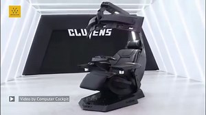 3.3K views · 75 reactions | This gaming chair looks like a scorpion but is actually a workstation that transforms at the click of a button. Video Credit: Computercockpit.com imperator works & Cluvens chair cockpit workstation -------------------------------- #gaming #computers #engineering #technology | Wevolver.com | Facebook
