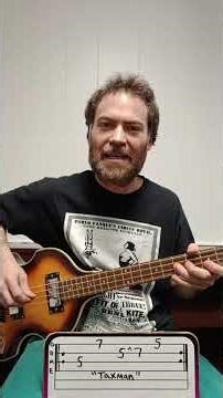 "Taxman" Bass Lesson #bassguitar #lesson #thebeatles #taxman