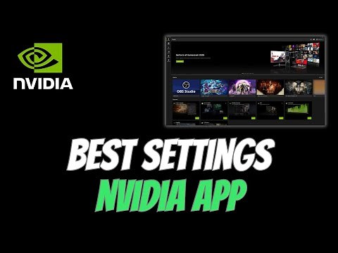 BEST NVIDIA App Settings for Gaming (2025 ULTIMATE GUIDE)
