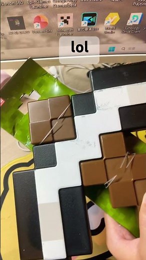 Minecraft Pickaxe unboxing #minecraft