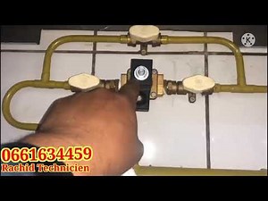 Installation gaz de propane de cuisine professionnelle