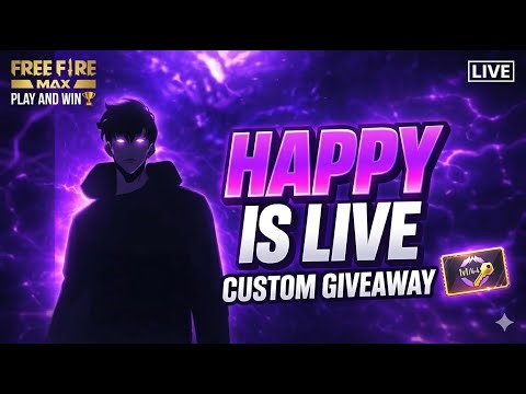 😍GIVEAWAY COSTOM 🏆 FREE FIRE 🔥Play And Win Rewards]🎁#freefiremax #games