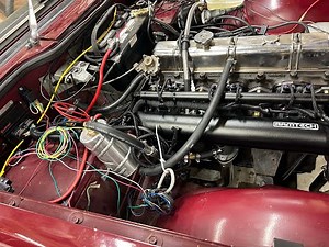 1969 Triumph TR6 EFI Fuel Injection Part 4. Wiring