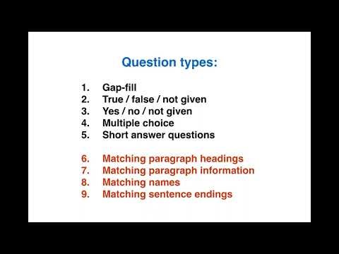 IELTS Simon Reading part 10 Summary For Reading