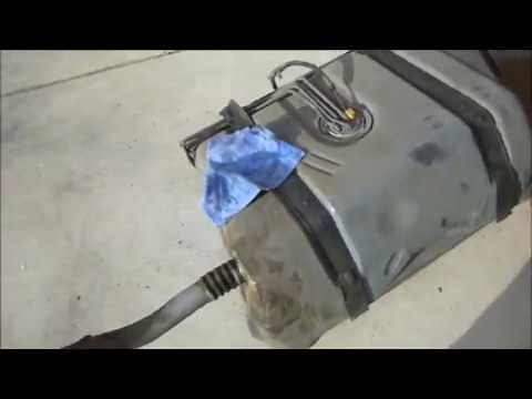 82-92 Firebird How to remove the Gas Tank BAD FUEL PUMP Part 1