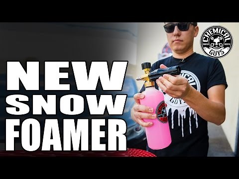 Best Car Wash Foam Cannon for Low PSI - New TORQ Snow Foamer - Chemical Guys Car Care