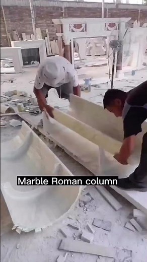 🏛️ The Art of Marble: Crafting Roman Columns 🗿