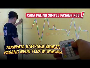 INSTALL FLEX Neon Lights PROPERLY on WALLS | Be Careful Not to INSTALL THEM WRONGLY