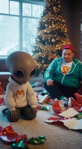 Beejo is sad until he finds one last present! #aliens #shorts