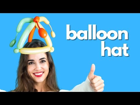 The Jester Balloon Hat - Make a Balloon Animal Hat Easy Version 2 #balloonanimalhat #balloonhat