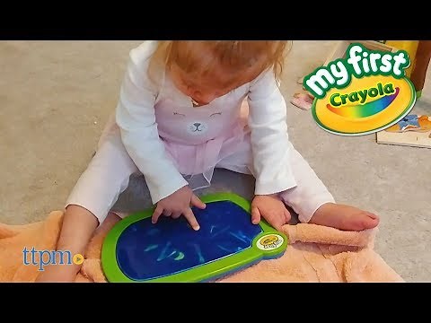 My First Crayola Double Doodle Board & Mess-Free Touch-Lights from Crayola