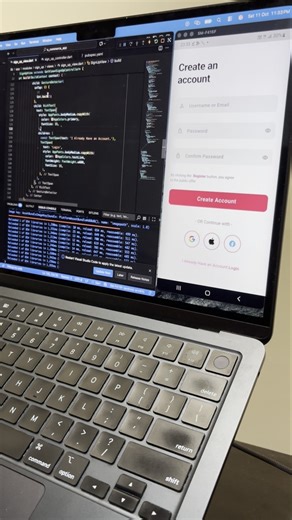 Creating Sign-up screen