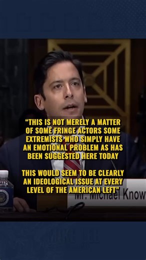 @michaeljknowles on political violence: “This is not merely a matter of some fringe actors, some extremists who simply have an emotional problem, as has been suggested here today. This would seem to be, clearly, an ideological issue at every level of the American Left.” | United States Senator Mike Lee