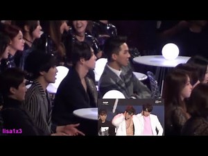141203 WINNER, Girl's Day reaction to BTS & Block B Collaboration @MAMA 2014
