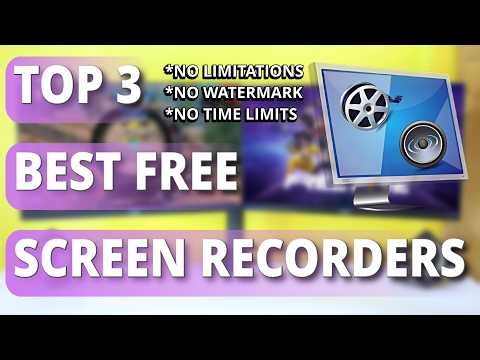 Top 3 Best Screen Recorder for Laptop/PC (FREE) 2026