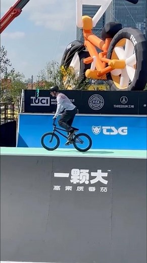 KHE MAC Team rider Lars – 13th place & first flair ever!🔥 #BMX #WorldCup