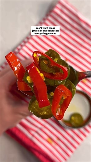 Sweet! Spicy! Tangy! You must make these easy candied jalapeños. | America's Test Kitchen