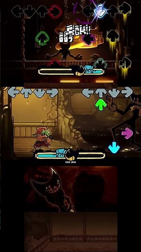 Bendy Takes Down BF in FNF | Indie Cross Showdown - Friday Night Funkin #bendy #indiecross #short...